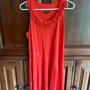 Nic and Zoe Sleeveless Red dress.  Below the knee, Medium, Like New